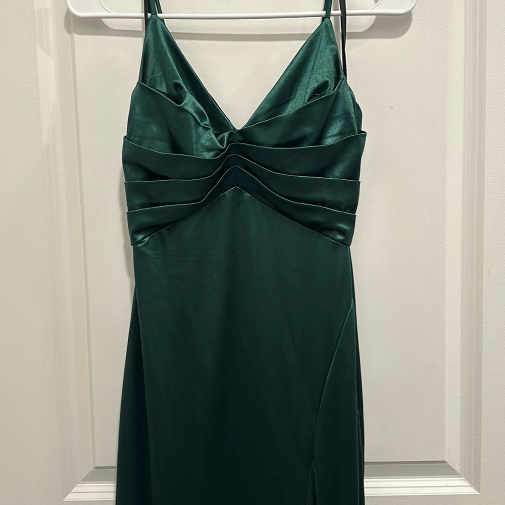 Satin maxi dress